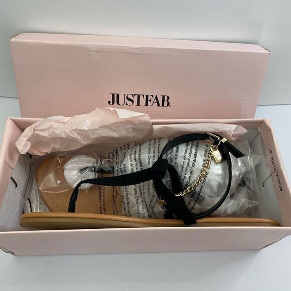 New! JustFab| Gabriela| Flat sandal with box! - Picture 4 of 12